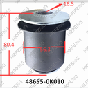 hk 48655-0K040 Genuine Toyota BUSH, FRONT LOWER ARM, NO.2, RH